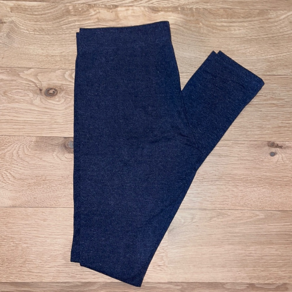 Garage Cotton Navy Blue Leggings